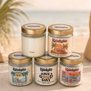 Diseña tu vela de soja. Vela de cera de soja artesanal 250gr Kalekoko