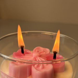 🌸 Vela flor del cerezo 250gr de cera de soja | Kalekoko Fantasy
