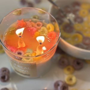 Vela Cereal bowl Salted caramel de soja artesanal 🥣 270gr | Kalekoko Fantasy