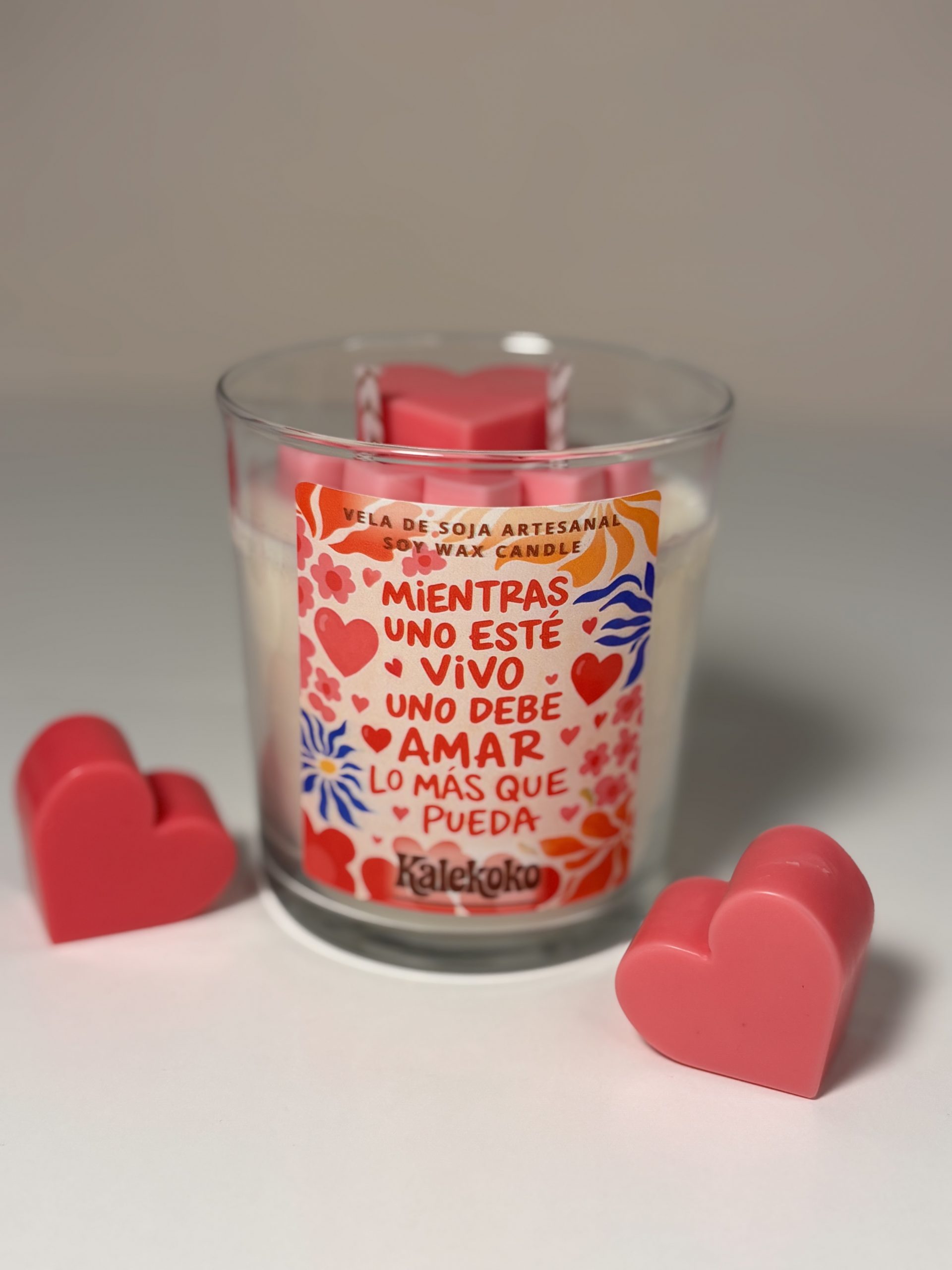 Vela Más que San Valentín 🩷 Fruta de la pasión | 300gr | Kalekoko Fantasy - Imagen 9