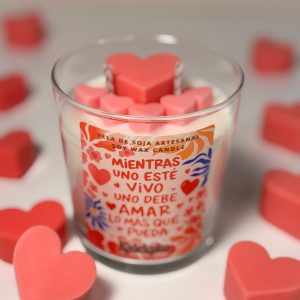 Vela Más que San Valentín 🩷 Fruta de la pasión | 300gr | Kalekoko Fantasy