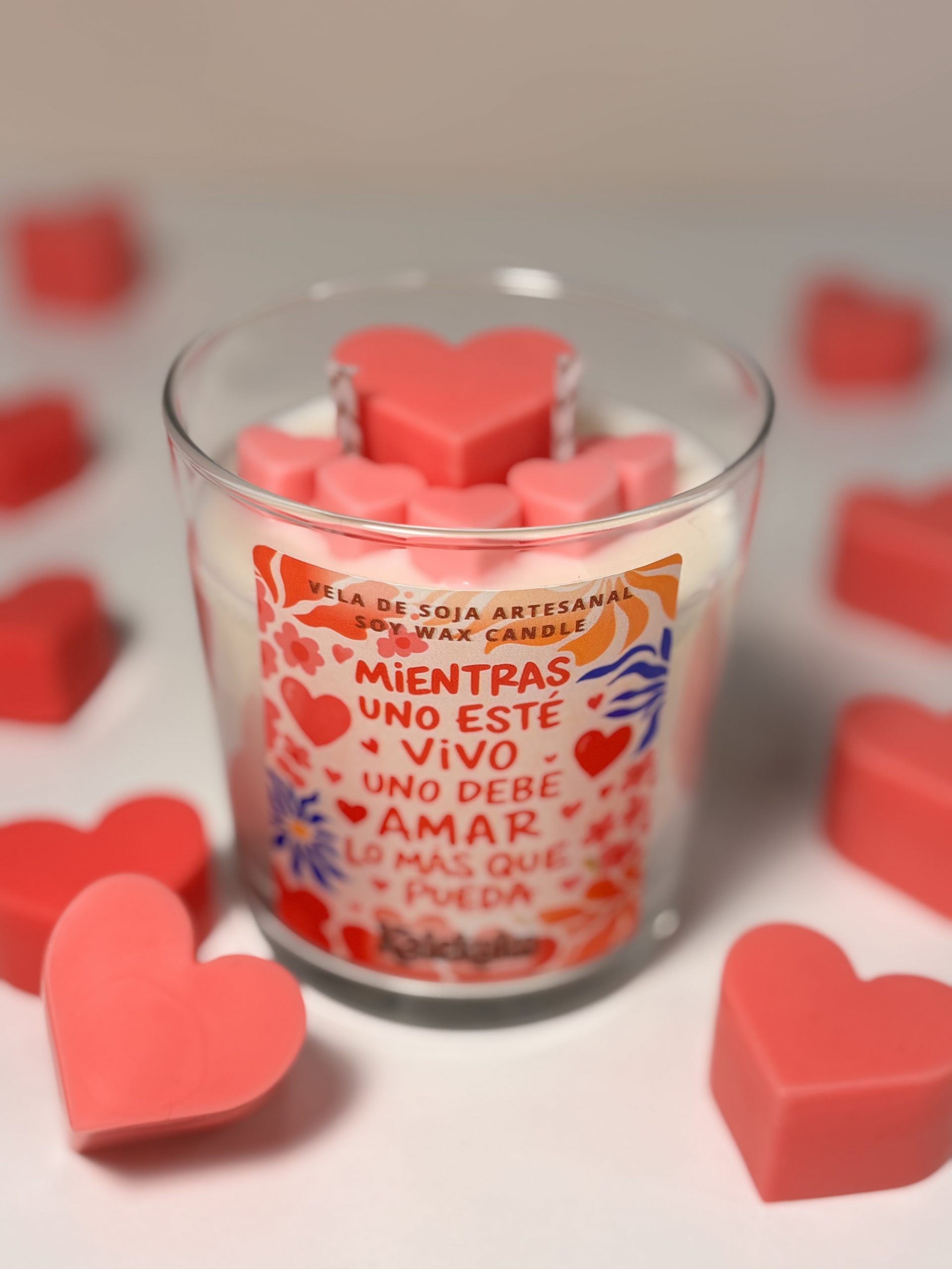 Vela Más que San Valentín 🩷 Fruta de la pasión | 300gr | Kalekoko Fantasy