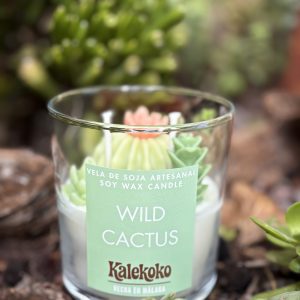Vela Wild Cactus de soja artesanal 200gr | Kalekoko Fantasy