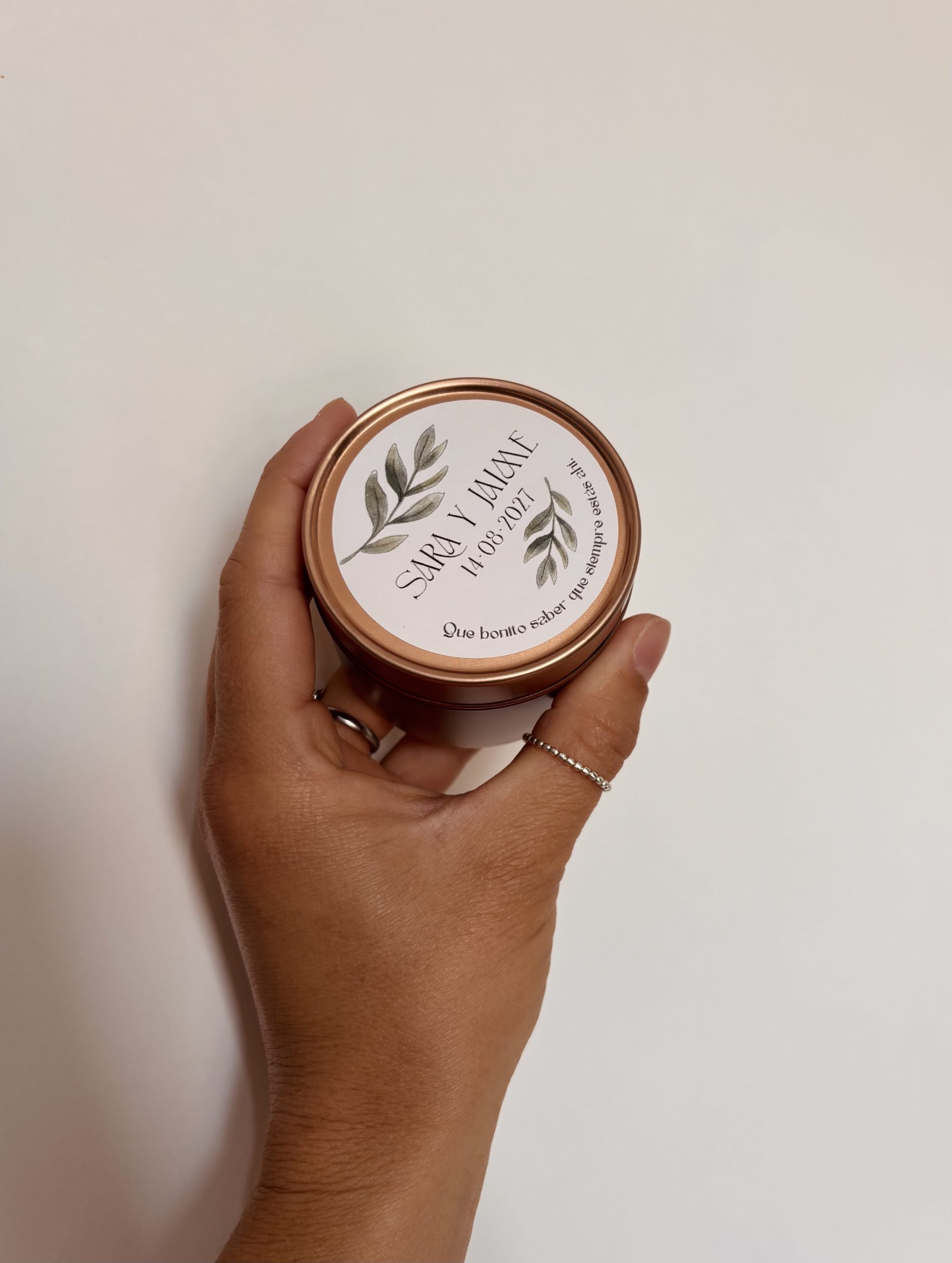 Velas de soja personalizadas para invitados de bodas | Kalekoko - Imagen 6