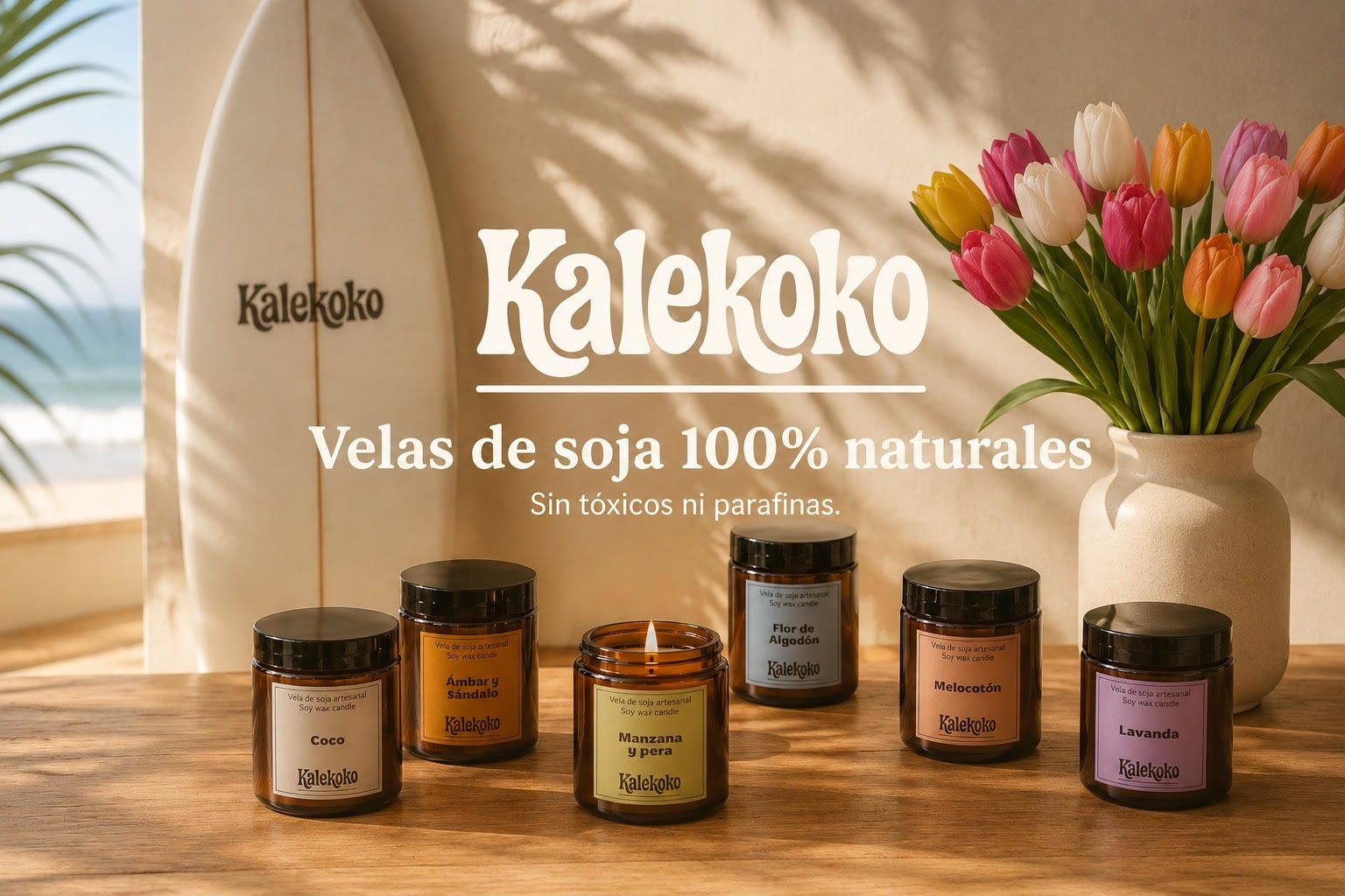 Kalekoko - Velas artesanales de soja hechas a mano en Málaga
