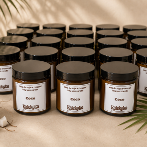 Velas de soja para negocios | Aroma COCO | Kalekoko