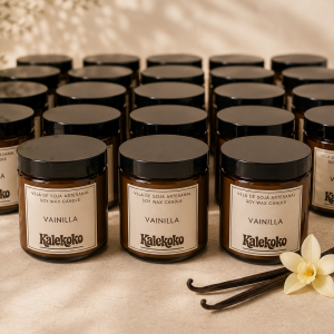 Velas de soja para negocios | Aroma VAINILLA | Kalekoko